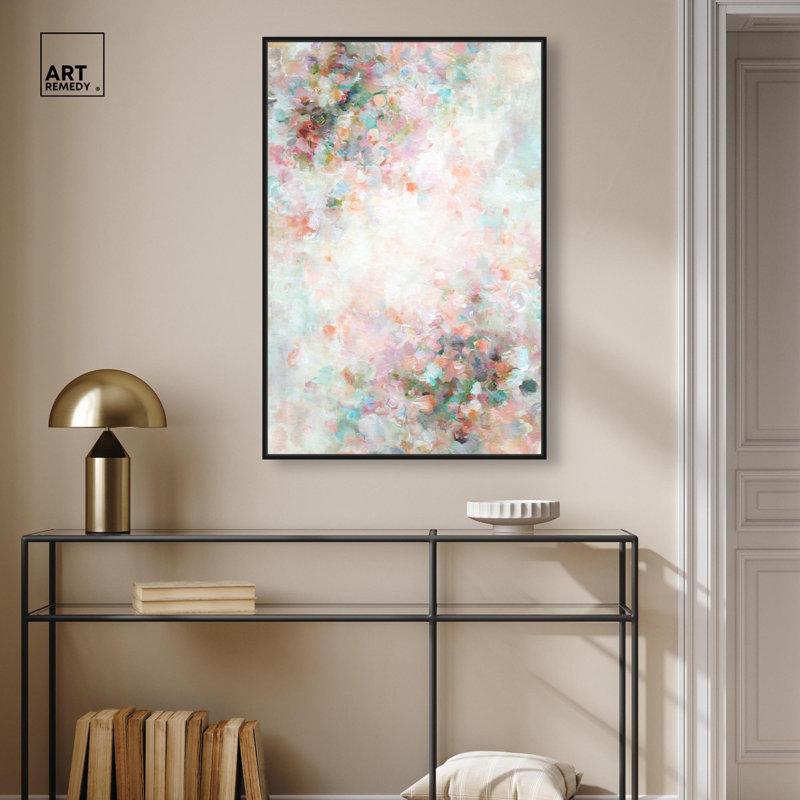 «Touch of Elegance», reproduction d'art sur toile par Art Remedy, Cadre noir, H 16 po x l 11 po