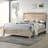 Simple Natural Wood Queen Bed