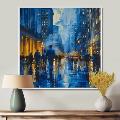 Bleu, bleu, liberté, banque, Banks - Banks, art mural, salon