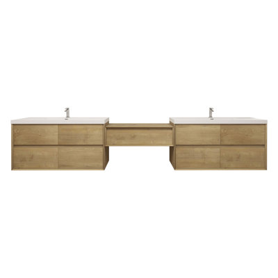 Aliki Wall Mounted Vanity With Reinforced Acrylic Sink