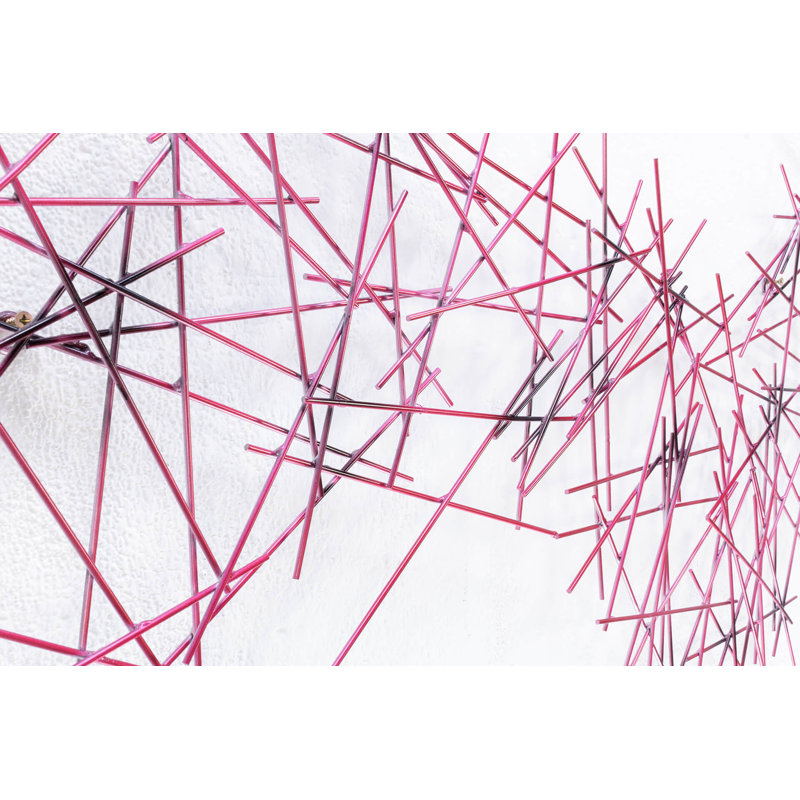 Handmade Modern Abstract Wall Decor on Metal