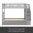 Twin Over Twin Bunk Bed With Trundle And Storage-764015773