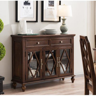 Buffet en bois massif de style américain