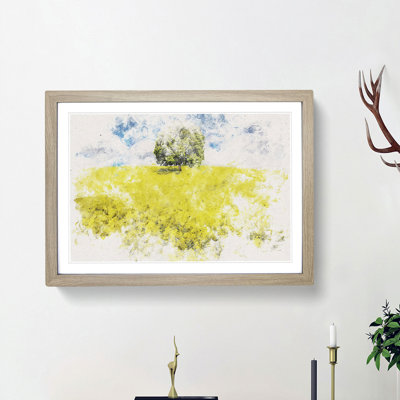 Chestnut Tree in Spring - Picture Frame Painting Print