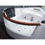 Baignoire tourbillon d'angle 59 "x 59"