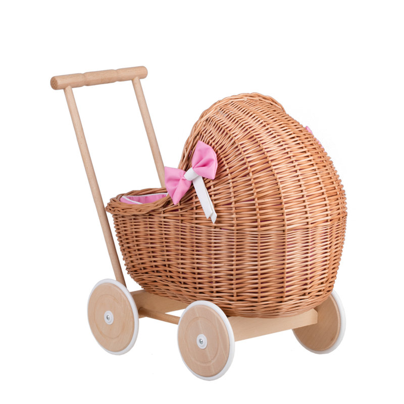 Hinnenkamp Wicker Doll Stroller
