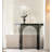 Black Hexagonal Acrylic Console Table-107088602