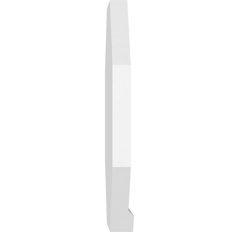 Fixation octogonale en surface: Non fonctionnel, H 14 po x l 14 po