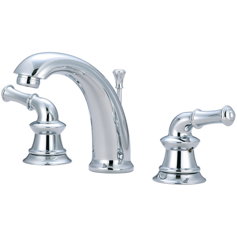Del Mar Widespread Bathroom Faucet, Polished Chrome