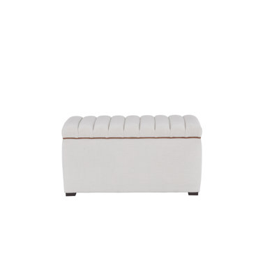 Angela Channel Tufted Storage Bench