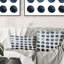 Coussin Circle Grid In Shades Of Grey - imprimé moderne-1521027664