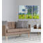 Premium in Field in Spring par Claude Monet, ensemble de 3 reproductions d'art sur toiles-96253644