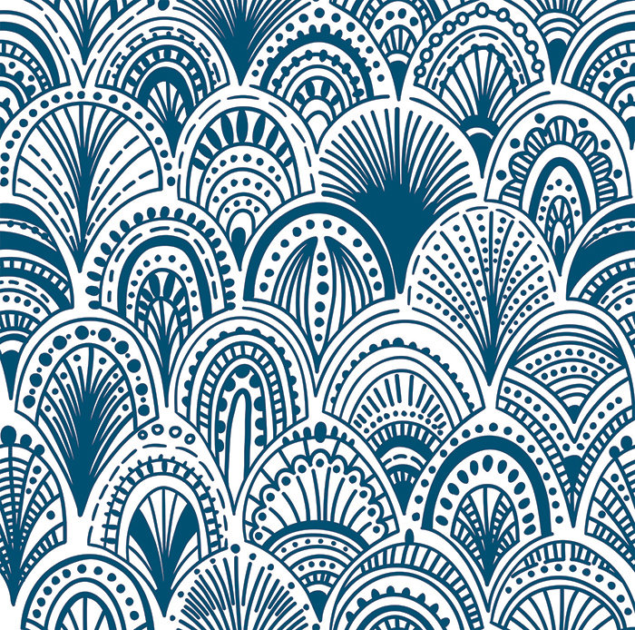 Anastos Utensil Bohemian Abstract Wallpaper, 250 x 250cm