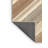 Soft Plush Eiler Cottage Americana Striped Area Rug in Brown – Beige Binding-2068639783