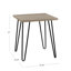 Ewalt Side Table with metal legs-1979876427