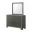 Commode contemporaine 1 pièce avec rangement de chevet 6 tiroirs