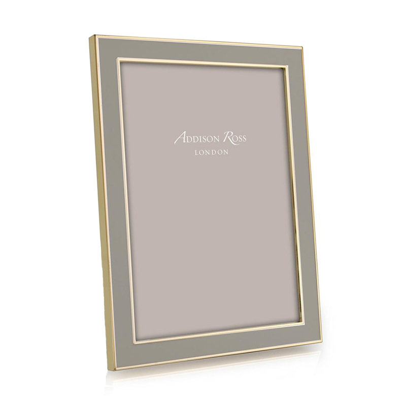 8x10 15mm Taupe & Gold
