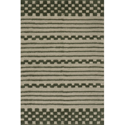 Carmeon Hamilton Nubi Bohemian Striped Hand Woven Rug