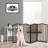 PETMAKER 4-Panel Indoor Foldable Pet Gate-33872764