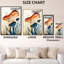 «Quiet Mushroom Study - Woodland Botanical», art mural sur toile encadré-132479409-132479415