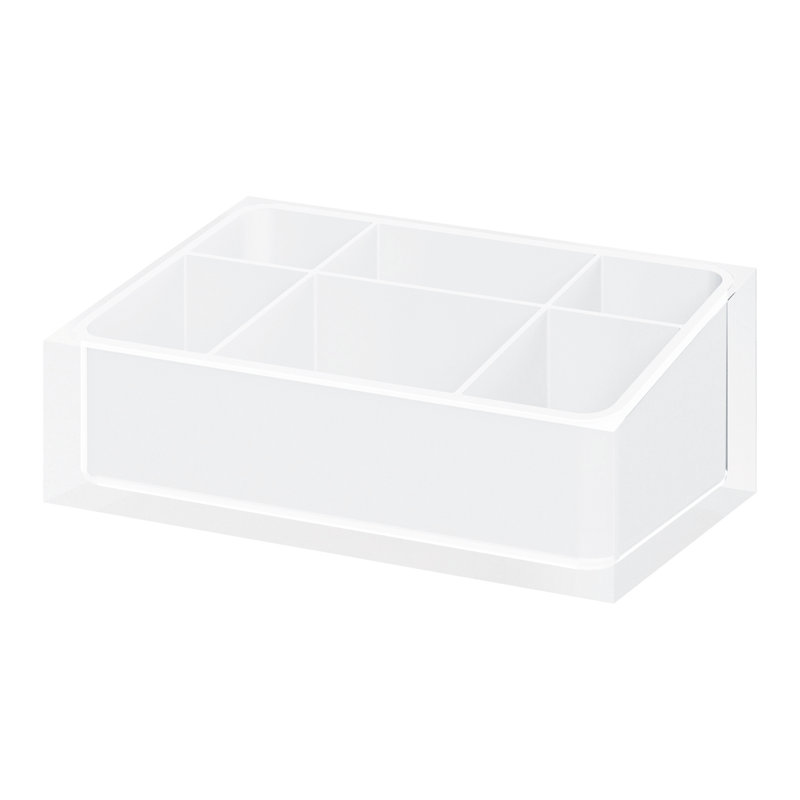 Picard Plastic 6 Compartment, White