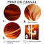 Conception abstraite orange fractale chaude VI - art mural surdimensionné 2 fractales-307592149-307592148-307592146