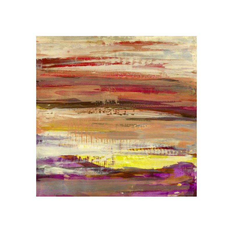 Maeve Harris " Pomegranate IV " by Maeve Harris, Glass Coat, 30" H x 30" W x 1.5" D