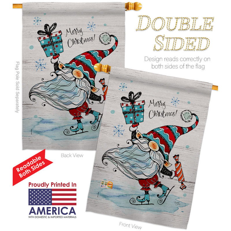 Double Sided 40'' H x 28'' W Polyester House Flag