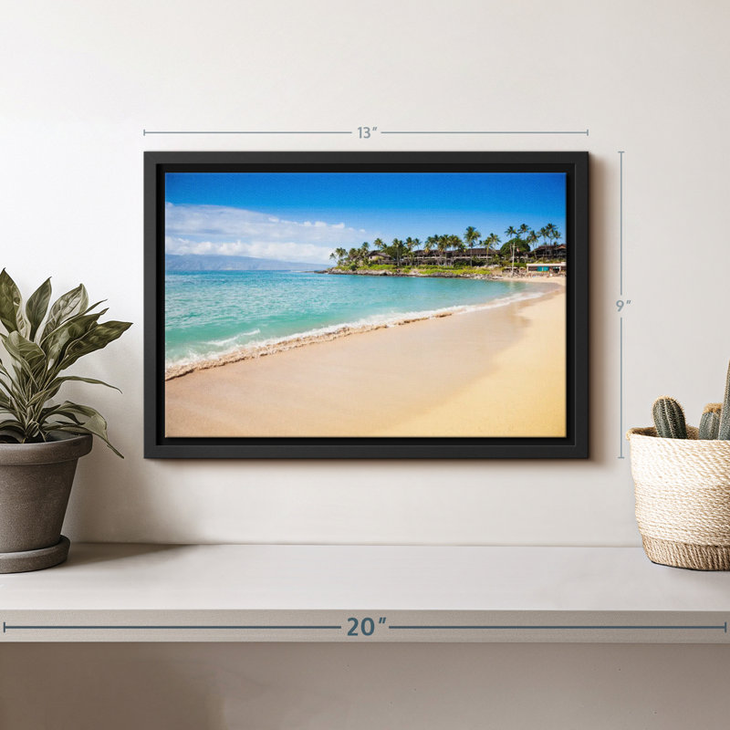 Impression sur toile Napili Bay Paradise, H 9 po x l 13 po