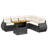 Vidaxl Garden Sofa SetModular Garden Sofa Set Rectangular Modern