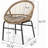 Outdoor Wicker Papasan Chair
