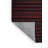 Machine Washable Horizontal Stripes Black Area Rug-713913489