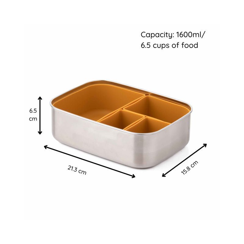 Nystead Food Storage Container, Yellow