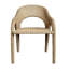 Fauteuil d'extérieur en osier Dason Kavali