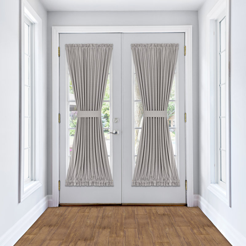 Panneau de rideau simple Lamesa, L 54 po x L 72 po, Gris
