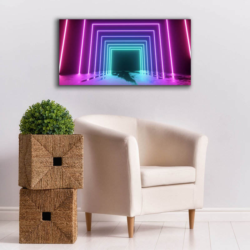 «Cyberpunk Futur» par Epic Portfolio, art mural sur toile, H 20 po x l 40 po x P 1,5 po