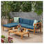 Ensemble de canapé LSHAPE, teck-181386366