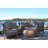 Teague Round Metal Outdoor Coffee Table , 34.5'' in. W 34.5'' in. D