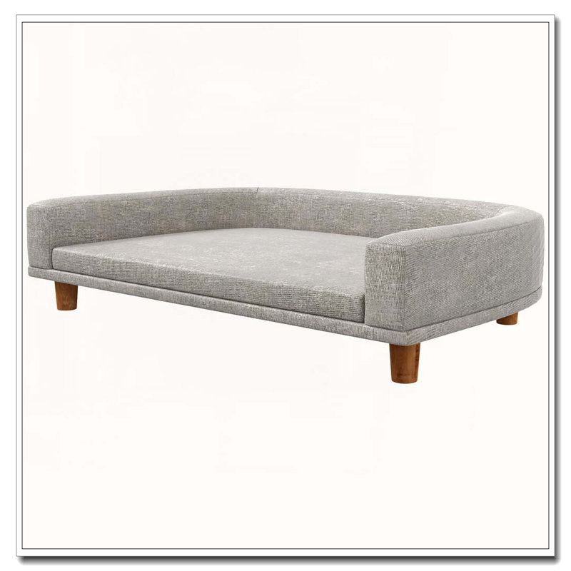 Canapé pour chien, lit pour animal de compagnie avec coussin de luxe confortable