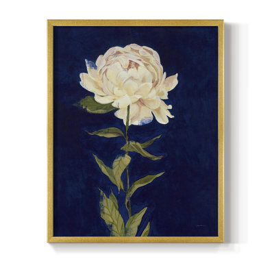 PRETTY AS A PEONY I Framed Print - Solid Wood