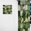 Liviana Botanicals Green Floral Tiles IV - Rideau moderne - Velours obscurcissant - 1 panneau-2039053592