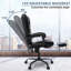 Fauteuil de bureau ergonomique avec repose-pieds Massage-97791560