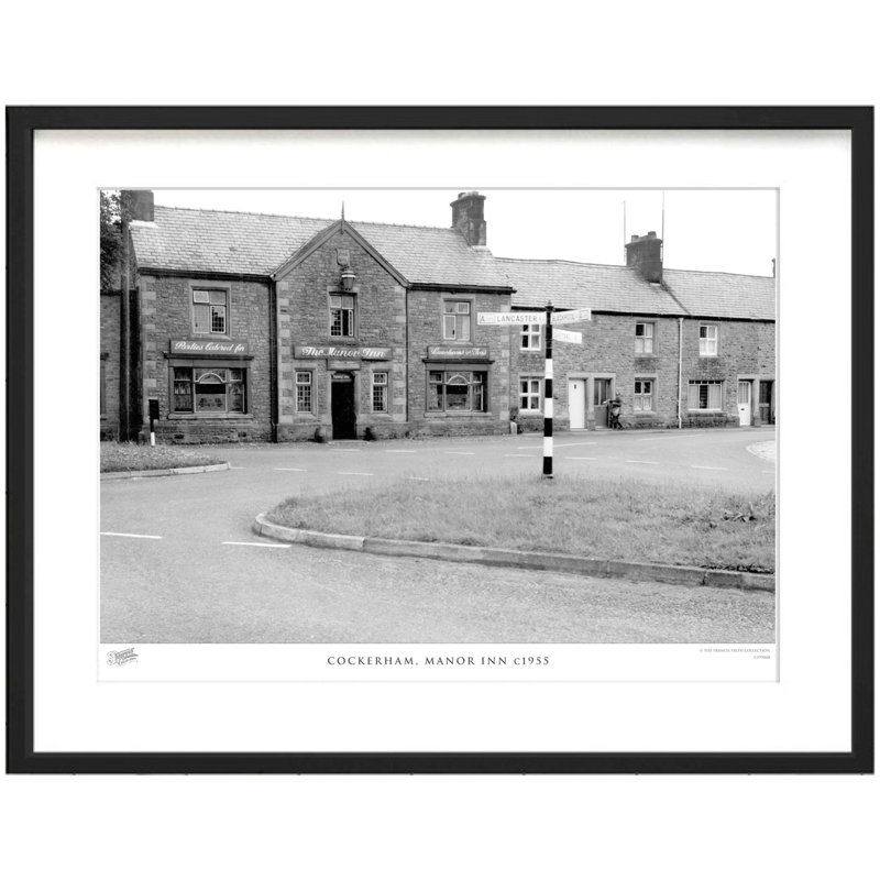 Cockerham, Manor Inn C1955 - Single Picture Frame Print, 40cm H x 50cm W x 2.3cm D