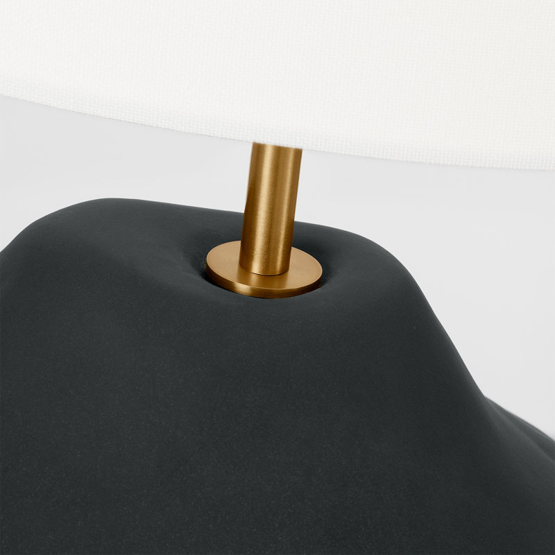 Cadley Table Lamp, Rough Black