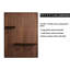 Tablette perforée en noyer noir-1735153398