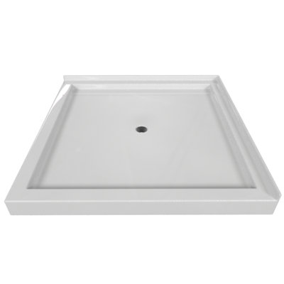 Signature 48'' W 48'' D Square Double Shower Base