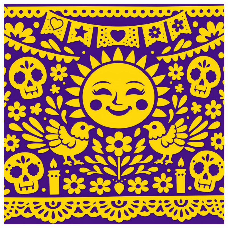 Couvre-lit matelassé Day of the Dead, Full / Double