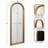 Hatherleigh Modern Arched Full-Body Mirror for Wall