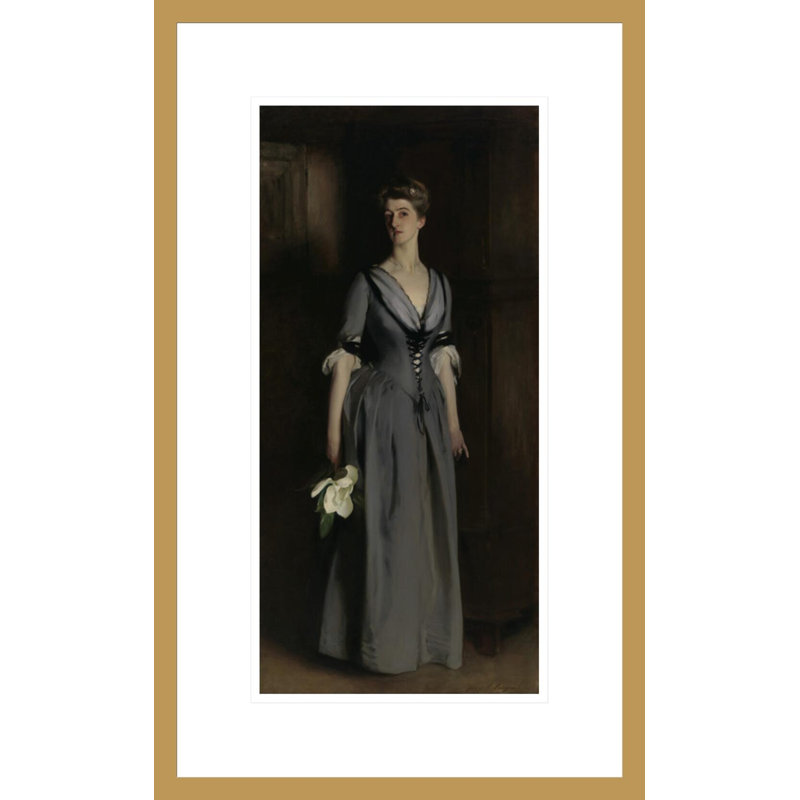 Mme. Albert Vickers, John Singer Sargent, impression giclée sur cadre, H 21,75 po x l 13,35 po