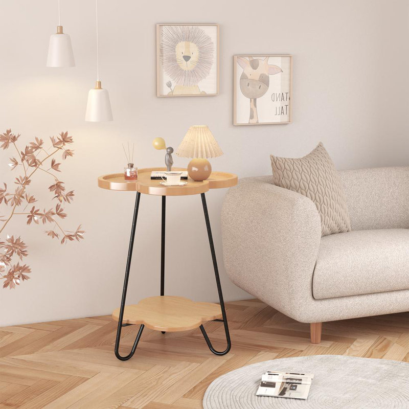 Round Accent Side Table Living Room End Table Corner Table Side Table Accent Table